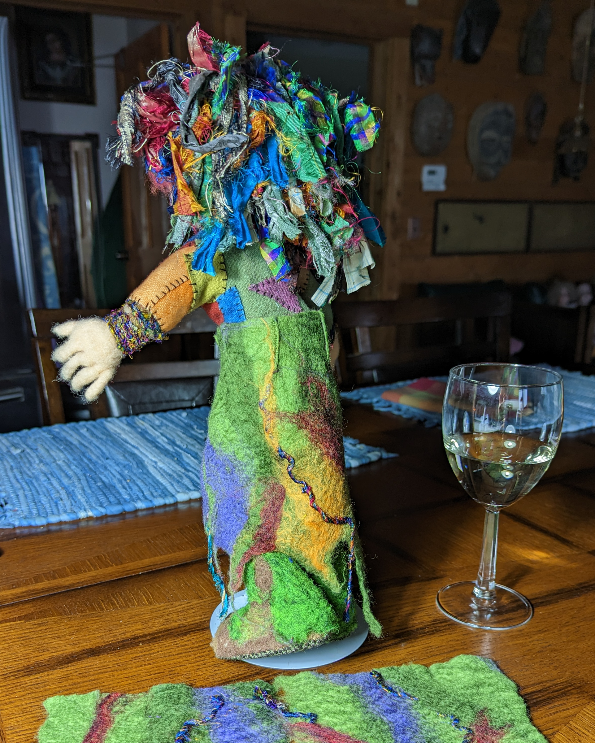 Tempest doll, view of the back